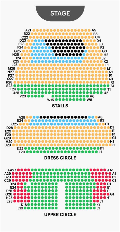 Wyndham Theatre Seating Plan