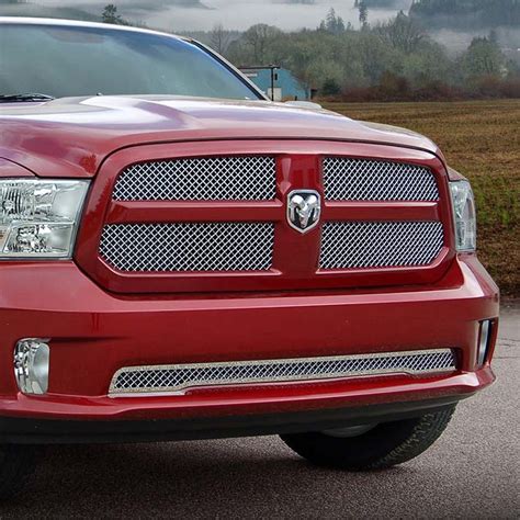 E&G Classics® - Dodge Ram 2013-2015 Polished Heavy Mesh Grille