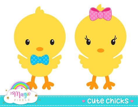 Easter chicks clip art Easter clipart cute chicks baby