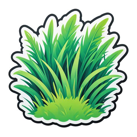 I made an AI sticker of grass