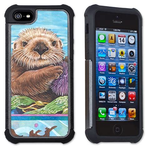 Sea Otter - Maximum Protection Case / Cell Phone Cover with Cushioned ...