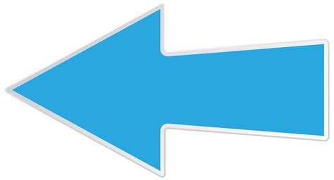 Blue left arrow transparent clip art image - Cliparting.com