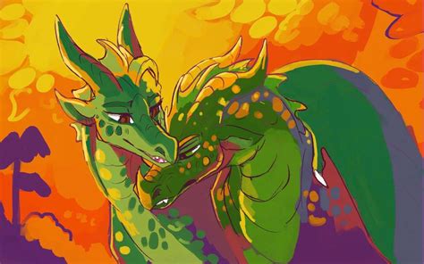 [WOF] Sundew and Willow by meroaw on DeviantArt | Wings of fire dragons, Wings of fire, Fire art