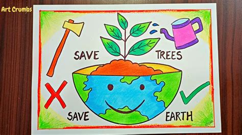 Share 143+ save trees poster drawing - seven.edu.vn