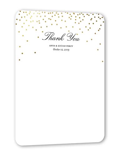 Gold Foil Thank You Cards | Shutterfly