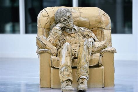 Figurative Sculptures Formed From Recycled Cardboard by James Lake — Colossal