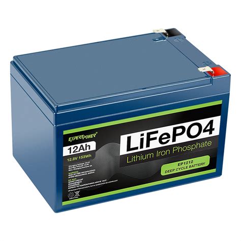 12V 12Ah LiFePO4 Deep Cycle Rechargeable Battery | 2500-7000 Life ...