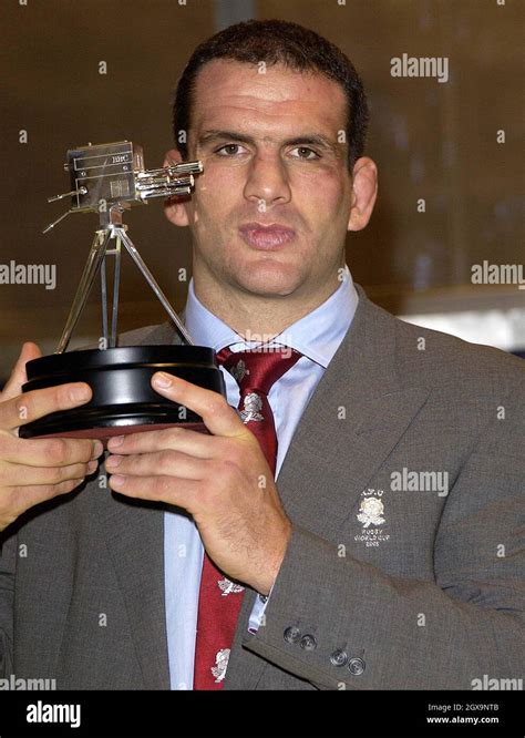 Martin Johnson, England Rugby Union captain, at the BBC Sports ...