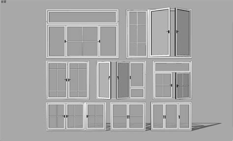 6508. Free Sketchup Window Models Download