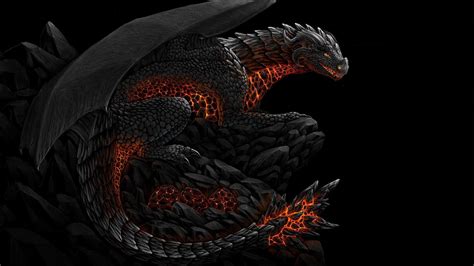 Red and Black Dragon Wallpapers on WallpaperDog