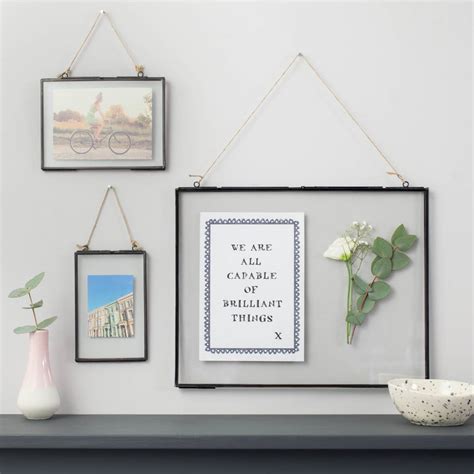 Black Hanging Picture Frame By all things Brighton beautiful