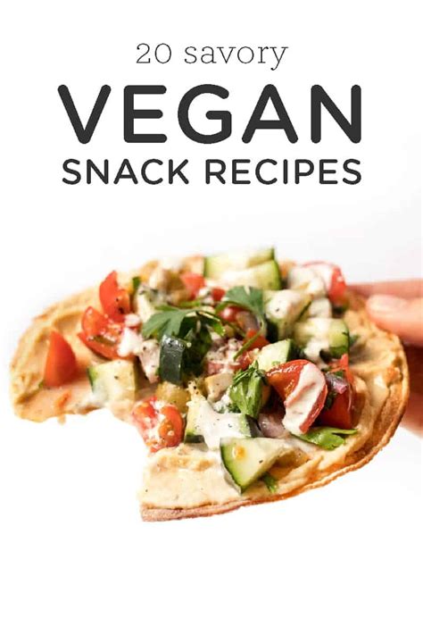 20 Savory Vegan Snack Recipes For The Office or School - Simply Quinoa