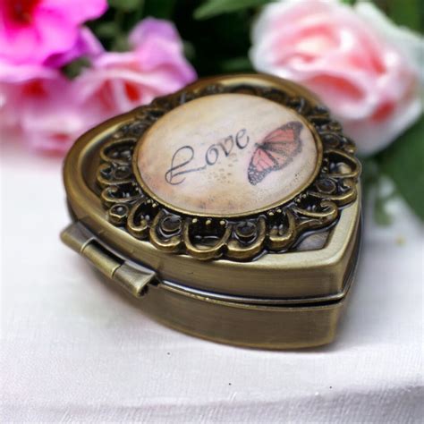 Butterfly Music Box Locket, Music Box Necklace, Mini Music Box, Musical Pendant, Music Box ...