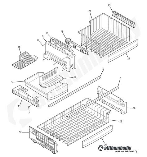 GE Profile PFCF1NFW Refrigerator Parts – AllThumbsDIY.com