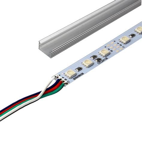 RGB Led Hard Bar 5050 with U Aluminium Shell 36LED 50cm DC12v Non waterproof 6pcs/lot Free ...