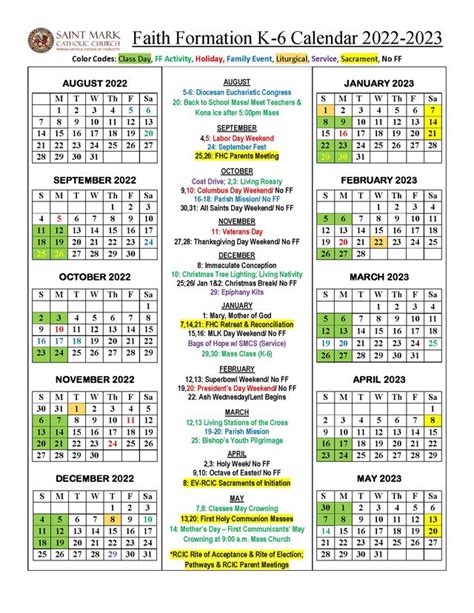 Catholic Liturgical Calendar 2023 Pdf – Get Calendar 2023 Update