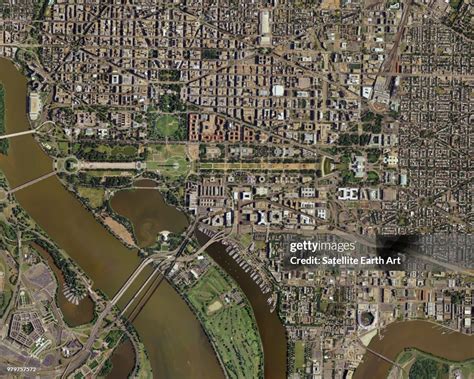 Aerial View Of Washington Dc Usa High-Res Stock Photo - Getty Images