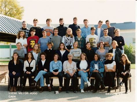 Photo de classe TermES1 Lycee Victor Hugo Caen 1994-95 de 1995, Lycée ...