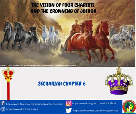 The Vision Of Four Chariots And The Crowning of Joshua - DIVINE DYNAMITES MINISTRY INTERNATIONAL ...