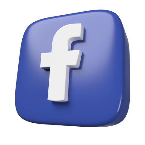 Logo Facebook 3D Icon PNG Similar PNG, 58% OFF