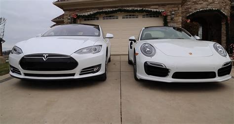 Tesla S P85 vs. Porsche 911 Turbo S