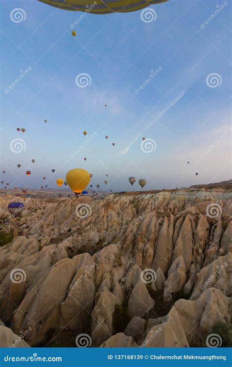 Natural View from Goreme Hot Air Balloon Stock Image - Image of balloon, goreme: 137168139