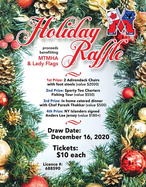 News > Holiday Raffle Tickets Now Available! GREAT PRIZES!! (Mooretown Minor Hockey)