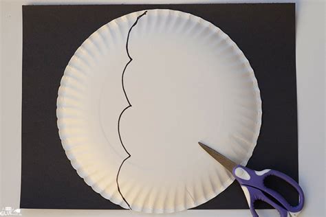 Paper Plate Bat Craft