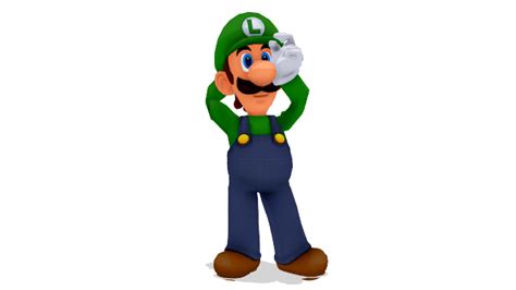 Luigi Brawl Pose Render by HugoSanchez2000 on DeviantArt