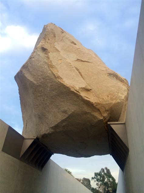 Levitated Mass by Michael Heizer at LACMA