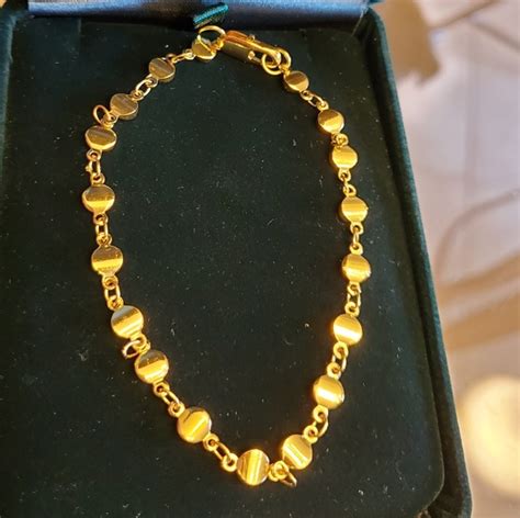 Jewelry | 24 Kt Gold Plated Bracelet | Poshmark