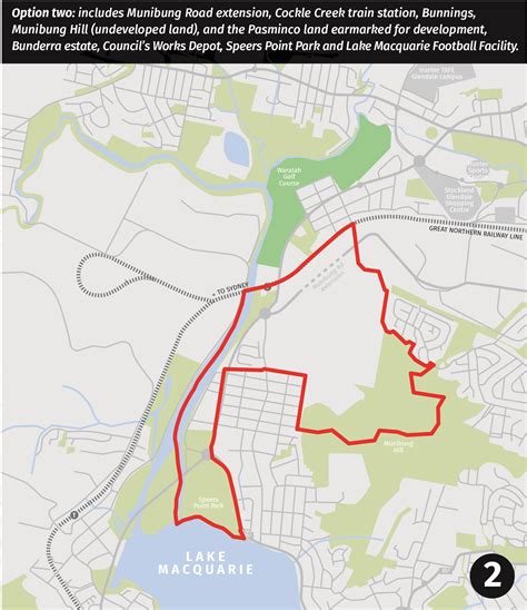 Lake Macquarie Local Government Area Map