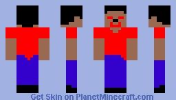 Evil Herobrine Minecraft Skin