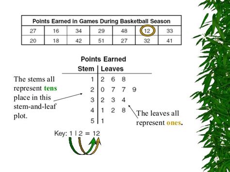 Stem and-leaf plots