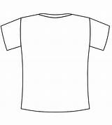 Blank Back Tshirt  Coloring Squared sketch template