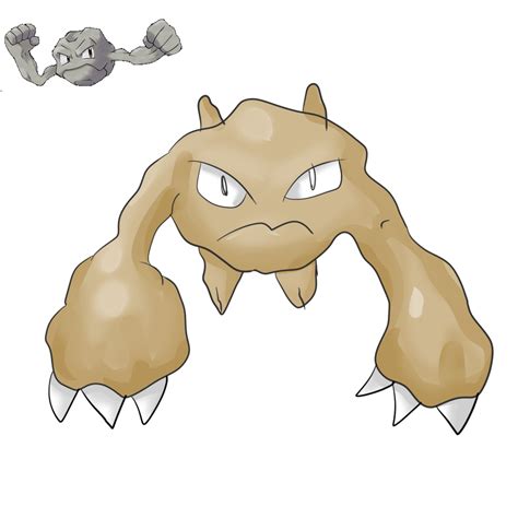 Alt Geodude Evo by extrasupervery on DeviantArt