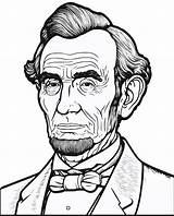 Abraham Lincoln Coloring Sheets  Printable Pages sketch template