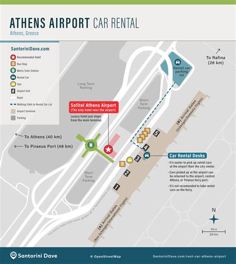 Athens Terminal Map