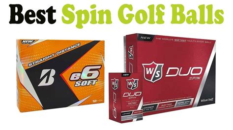 5 Best Spin Golf Balls 2018 – Top 5 Spin Golf Balls Reviews - YouTube