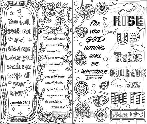 Free Printable Bible Bookmarks For Kids To Color - Tedy Printable ...