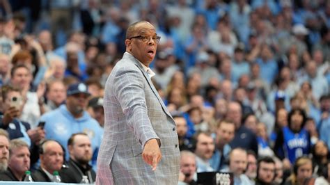 UNC basketball coach Hubert Davis discusses Tar Heels' win vs. Duke