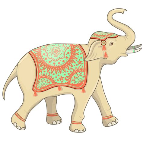 Indian Elephant Clipart Indian Elephant Line Art