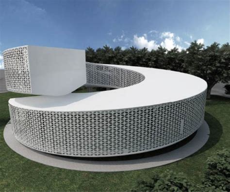 Astounding Circle Haus Presented With Modern Circle Architecture Which Has Crescent Shape And ...