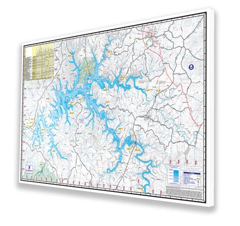 Dale Hollow Canvas Print – Kingfisher Maps, Inc.