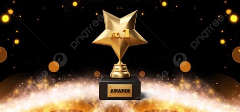 Black Gold Trophy Award Background, Trophy, Light Spot, Background Background Image And ...