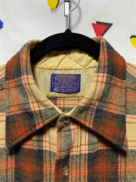 Pendleton Heavyweight Brown Wool Flannel As-is | Boardwalk Vintage