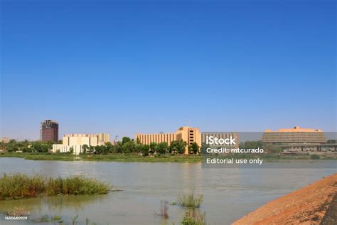 Niamey Skyline And The Niger River From John F Kennedy Bridge Niger Stock Photo - Download Image ...