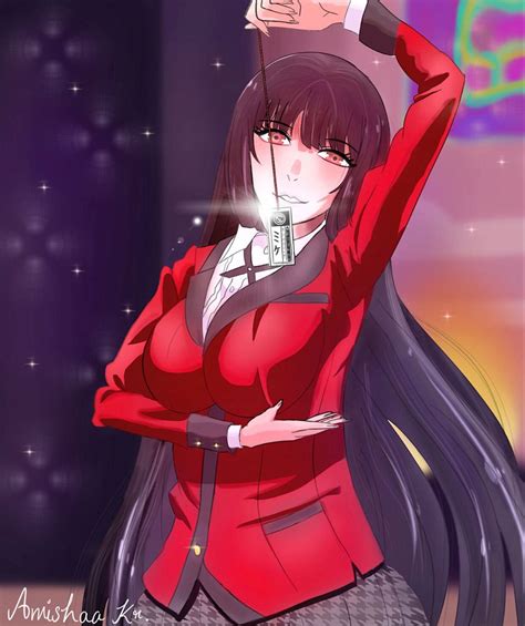 Kakegurui Yumeko Jabami | Anime fanart, Anime, Fan art