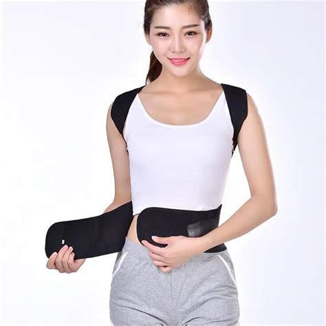 Women Braces & Supports Belt Posture Corrector Brace Shoulder Back ...