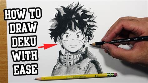 how to draw deku hair - literaryes